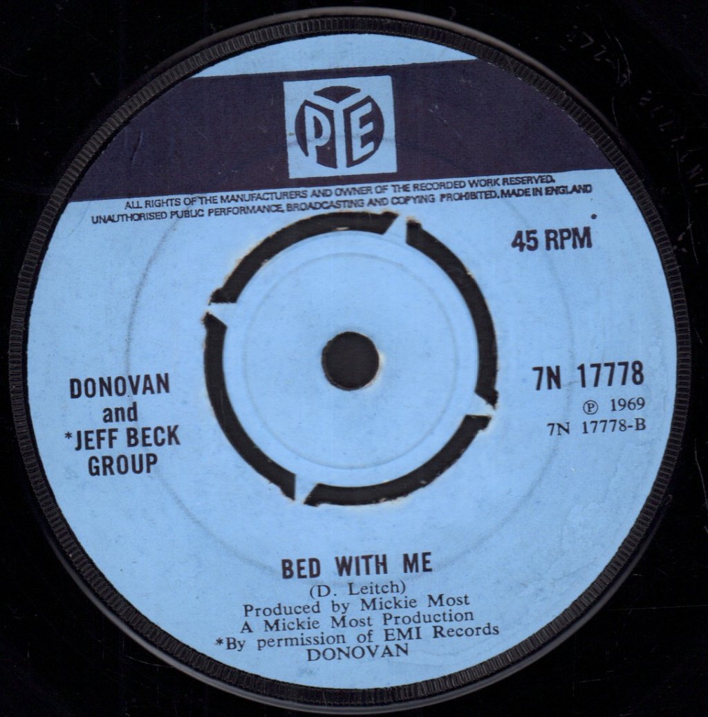 Donovan With The Jeff Beck Group - Goo Goo Barabajagal - 7 Inch
