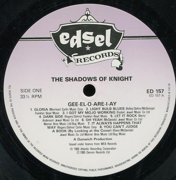 Shadows Of Knight - Gee-El-O-Are-I-Ay - Lp