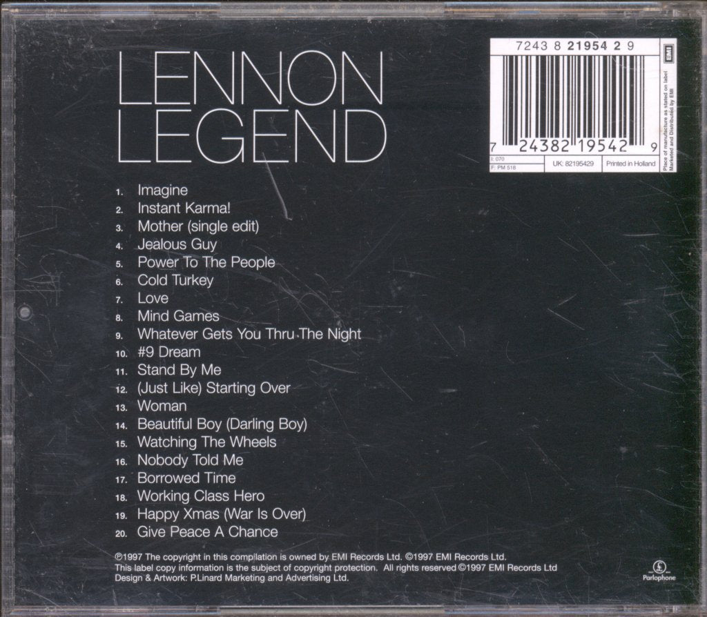 John Lennon - Lennon Legend (The Very Best Of John Lennon) - Cd