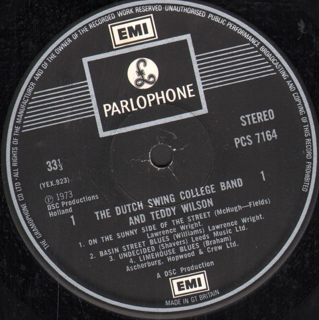 Dutch Swing College Band and Teddy Wilson - Dutch Swing College Band and Teddy Wilson - Lp
