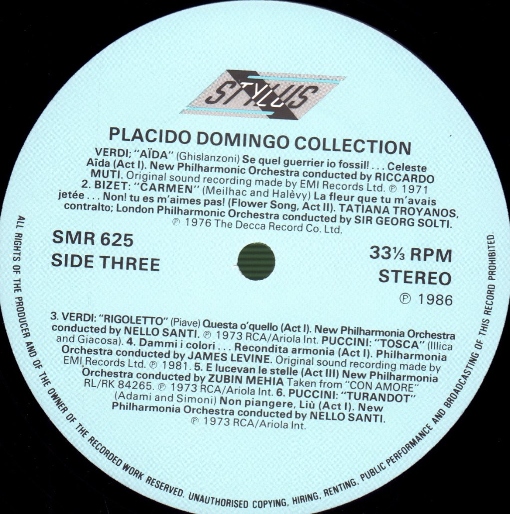 Placido Domingo - Collection - Double Lp