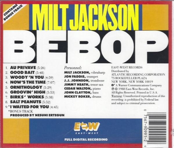 Milt Jackson - Bebop - Cd