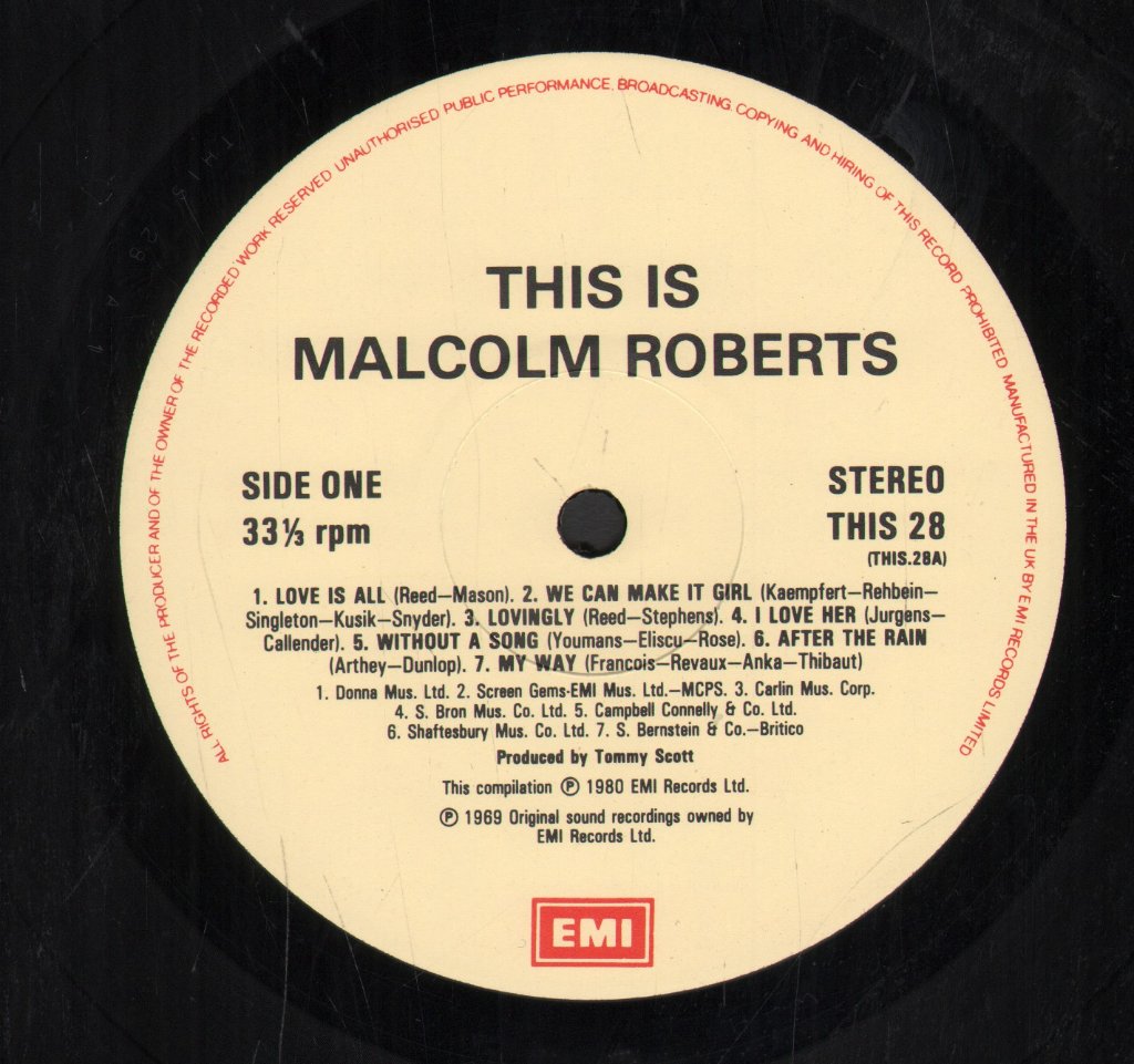Malcolm Roberts - This Is - Lp