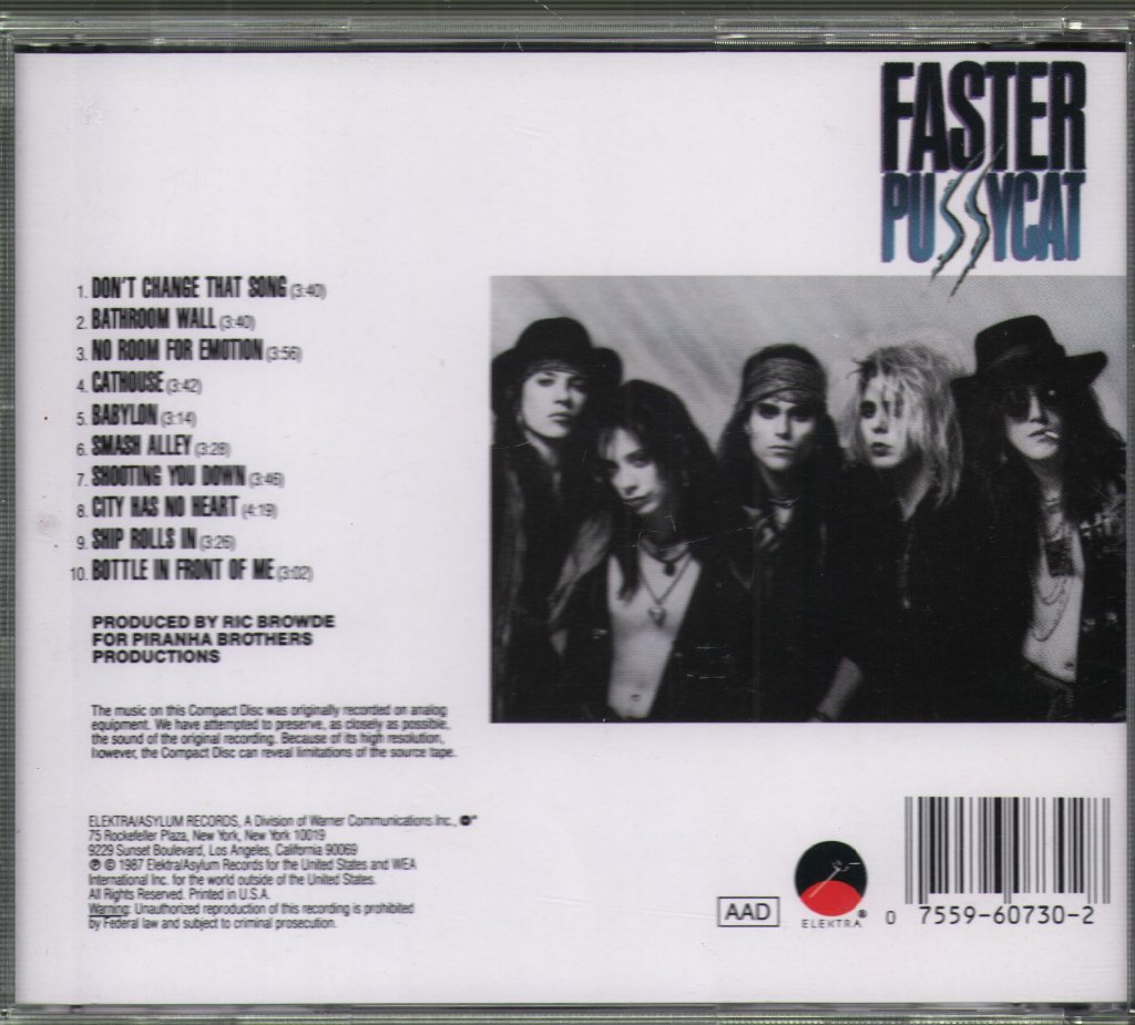 Faster Pussycat - Faster Pussycat - Cd