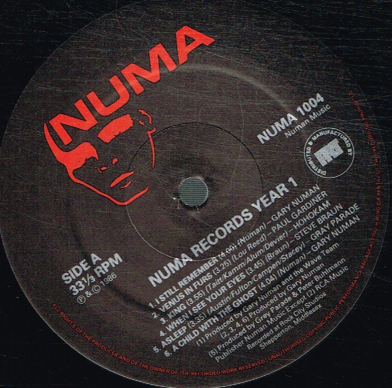 Various Artists - Numa Records Year 1 - Lp