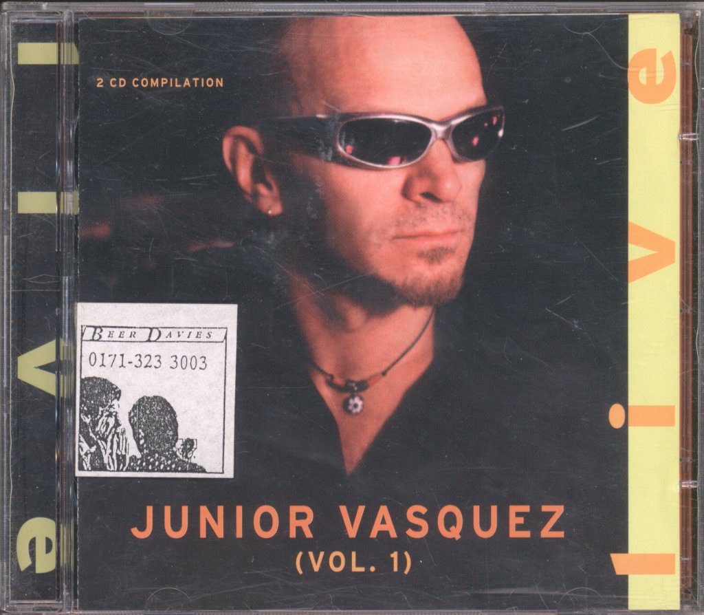 Junior Vasquez - Live (Vol. 1) - Double Cd
