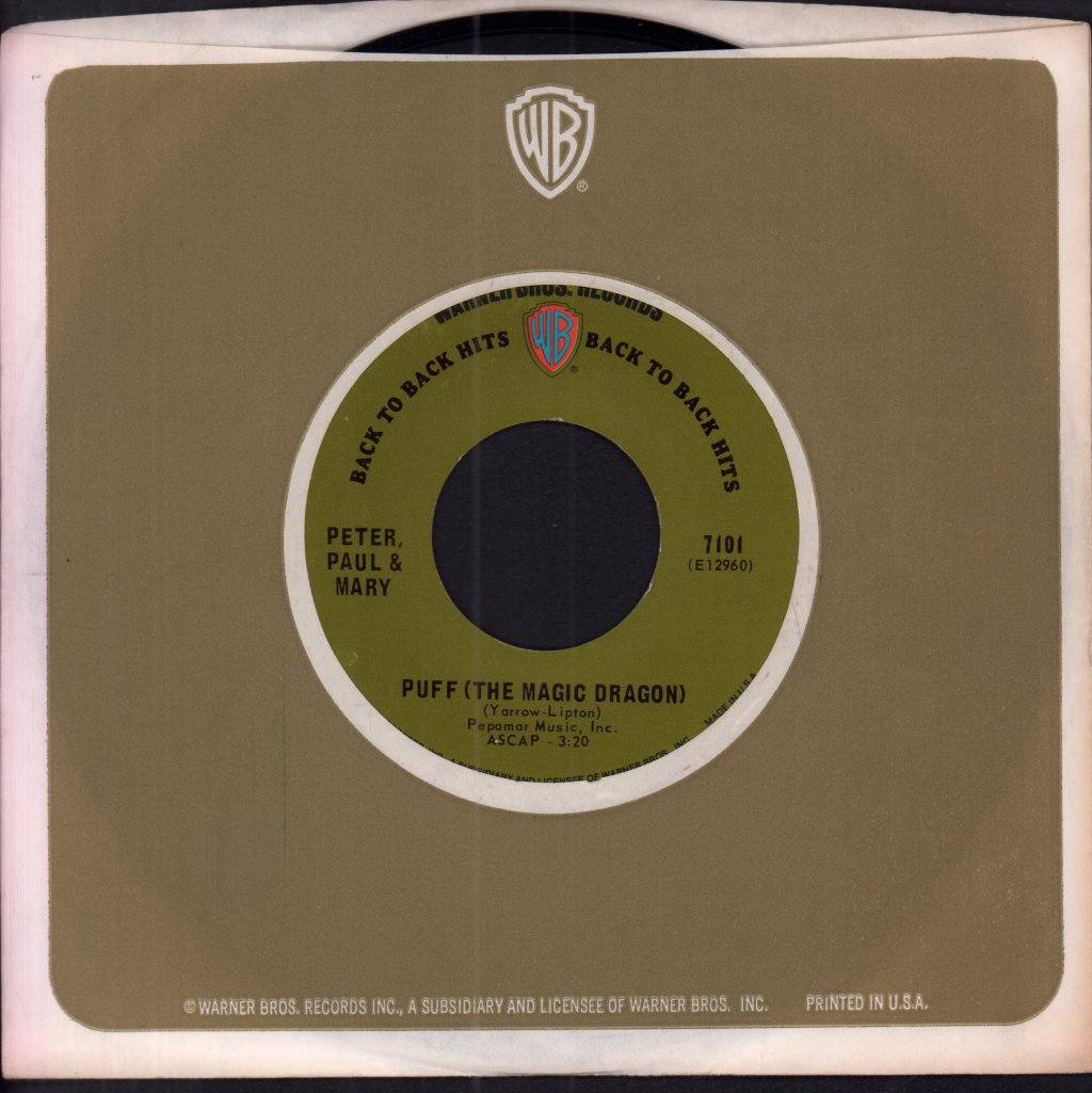 Peter, Paul & Mary - Blowin' In The Wind - 7 Inch