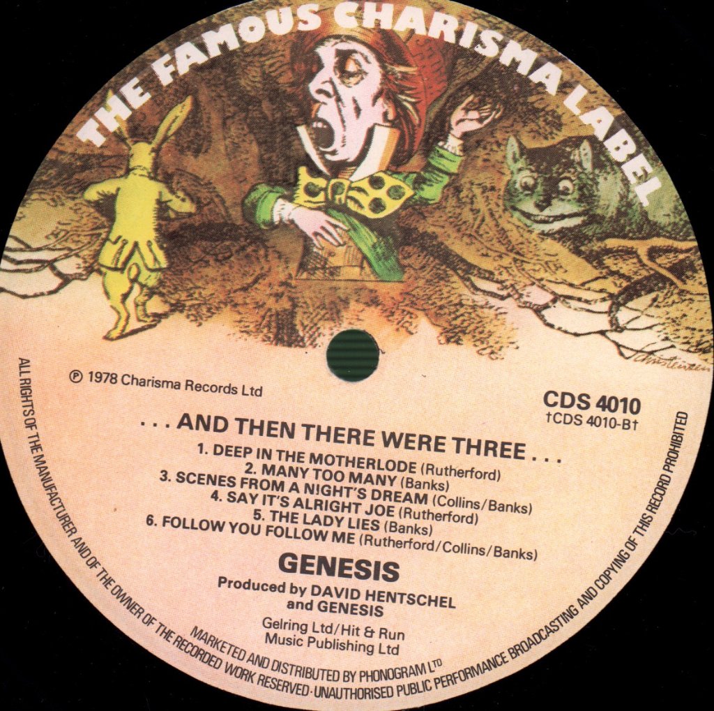 Genesis - And Then There Were Three - Lp