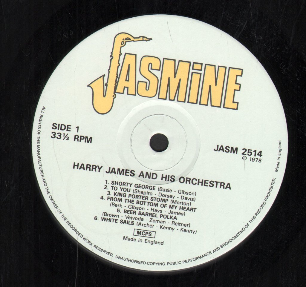 Harry James And His Orchestra - Harry James And His Orchestra - Lp