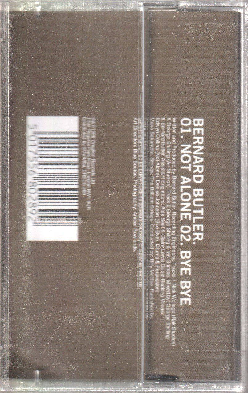Bernard Butler - Not Alone - Cassette
