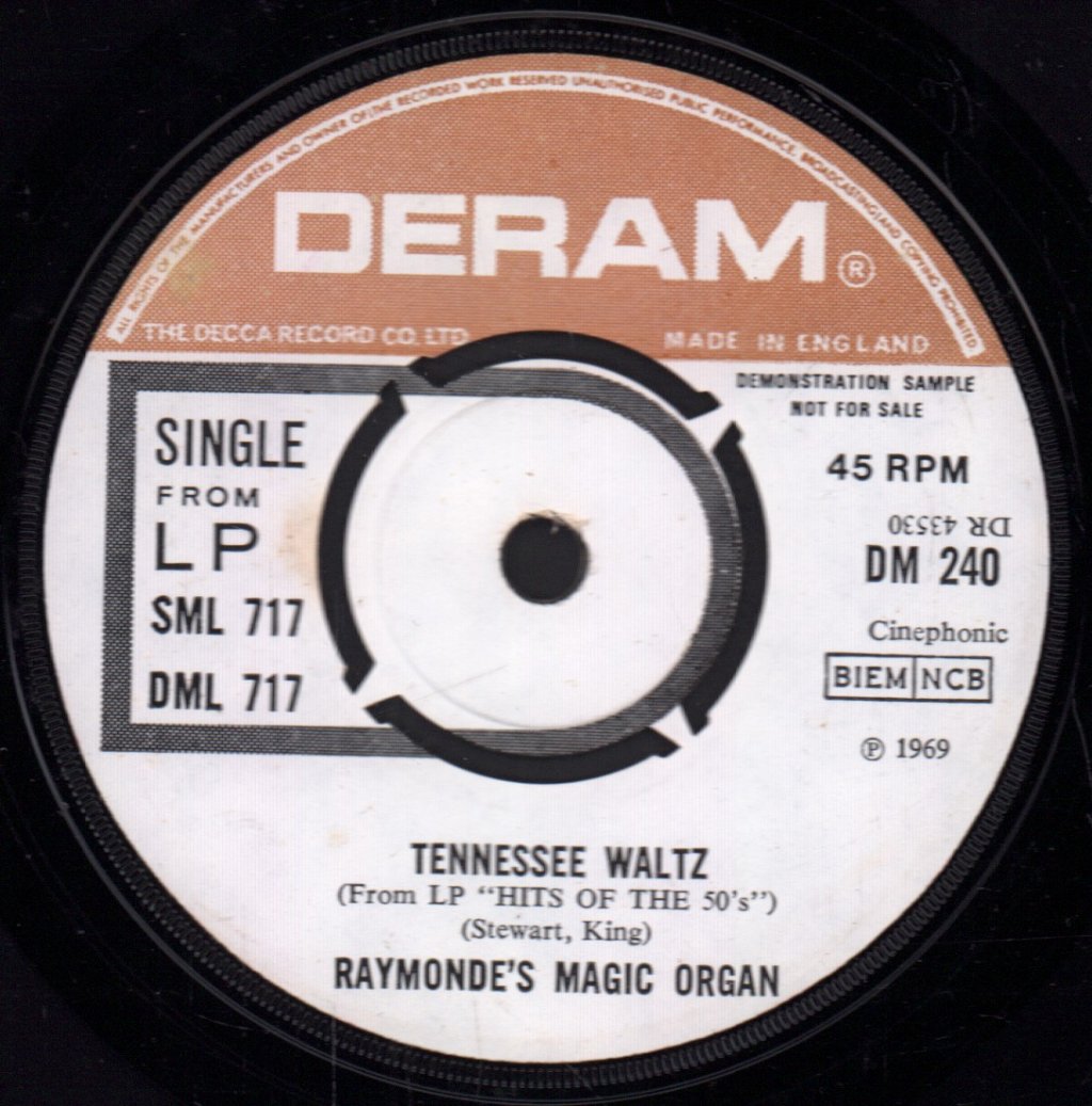 Raymonde's Magic Organ - Cry - 7 Inch