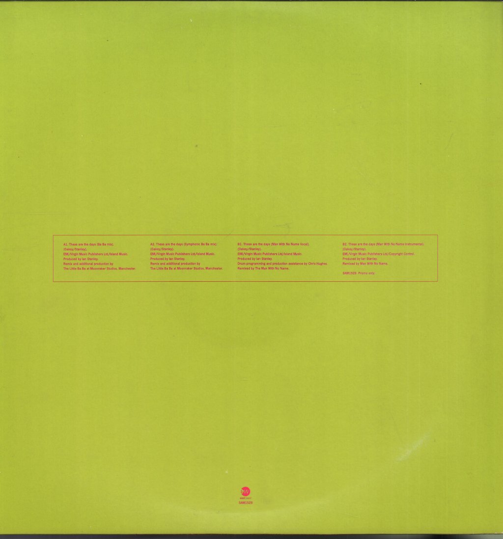 Human League - These Are The Days - 12 Inch