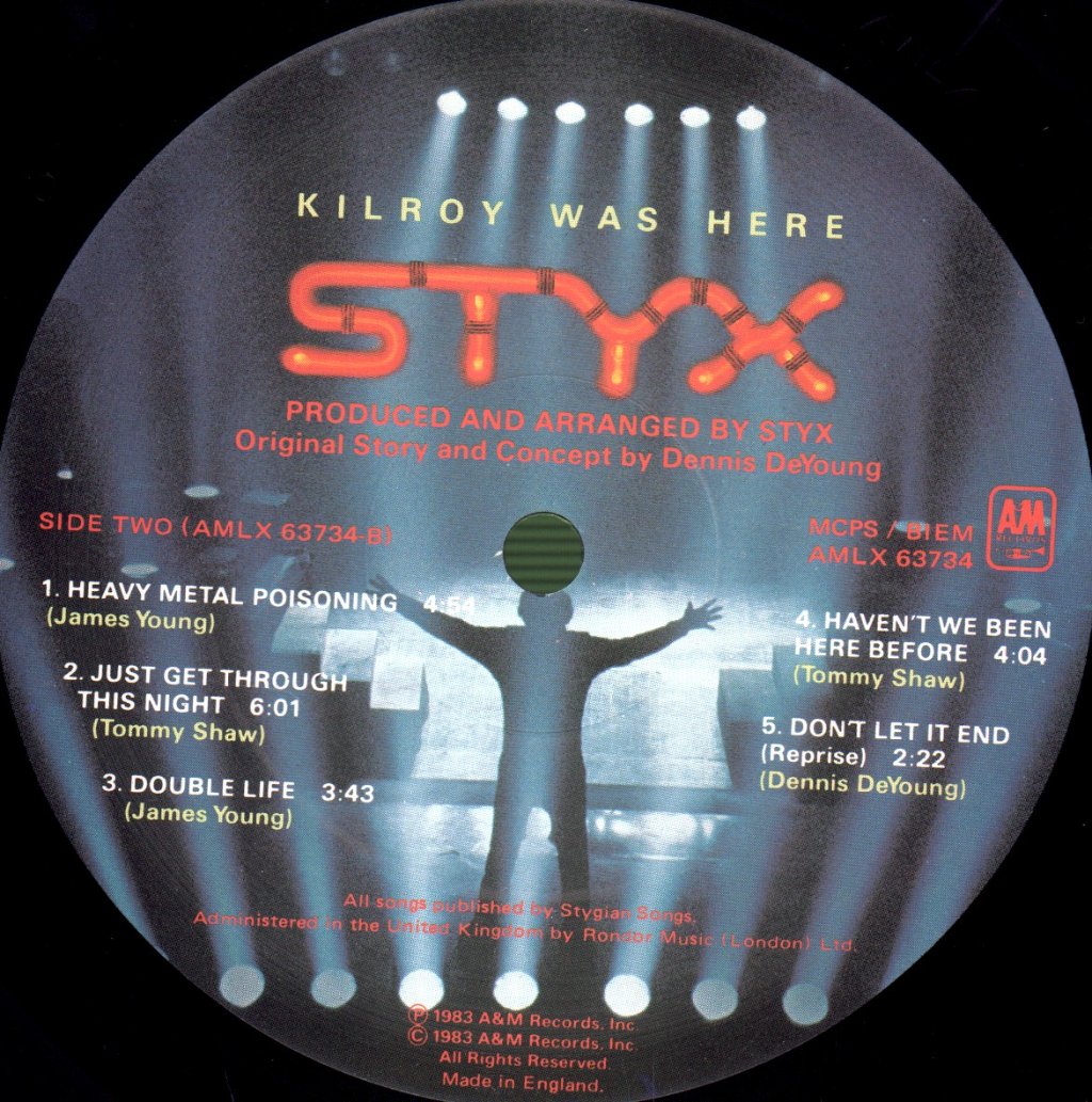 Styx - Kilroy Was Here - Lp