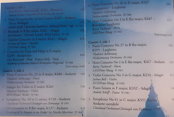 Various Artists - Mozart's Adagios - Double Cassette