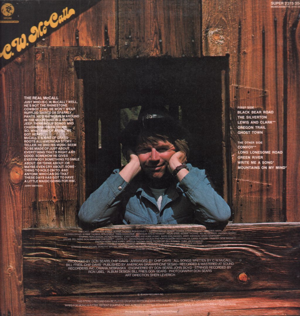 C.w.mccall - Black Bear Road - Lp