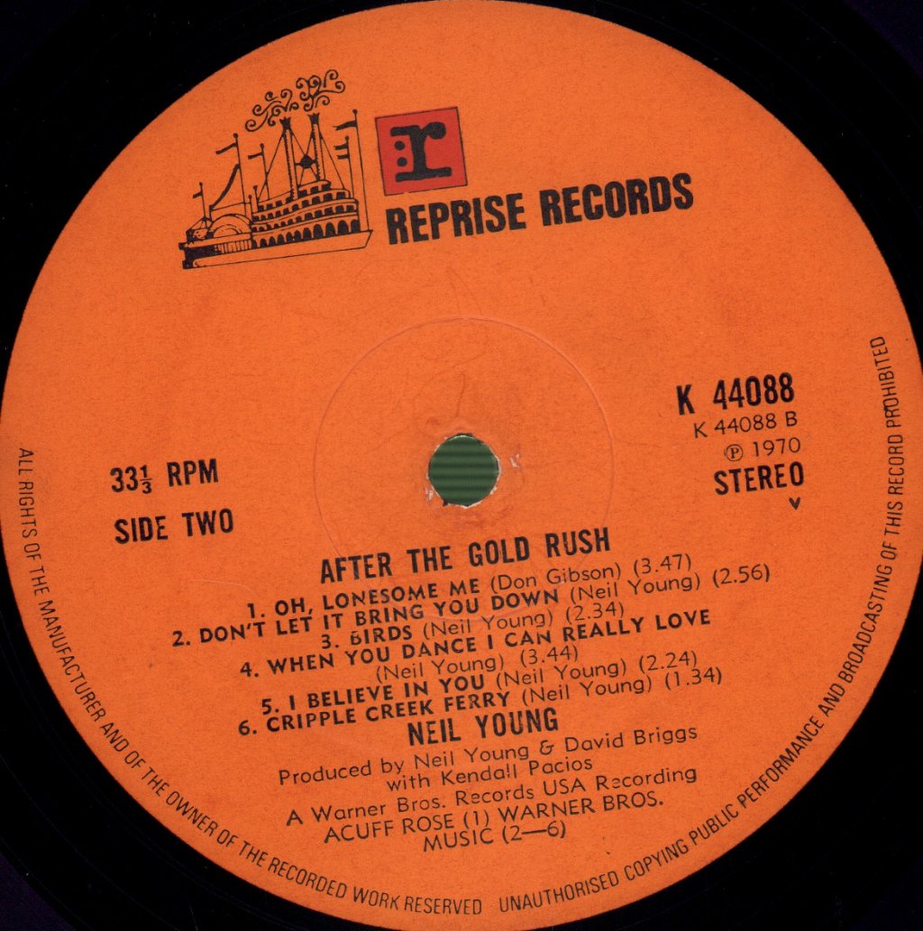 Neil Young - After The Gold Rush - Lp