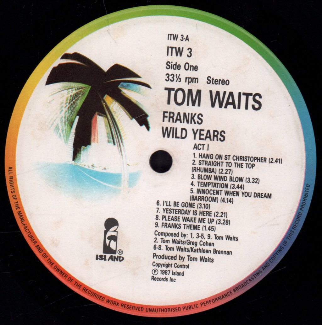 Tom Waits - Franks Wild Years - Lp