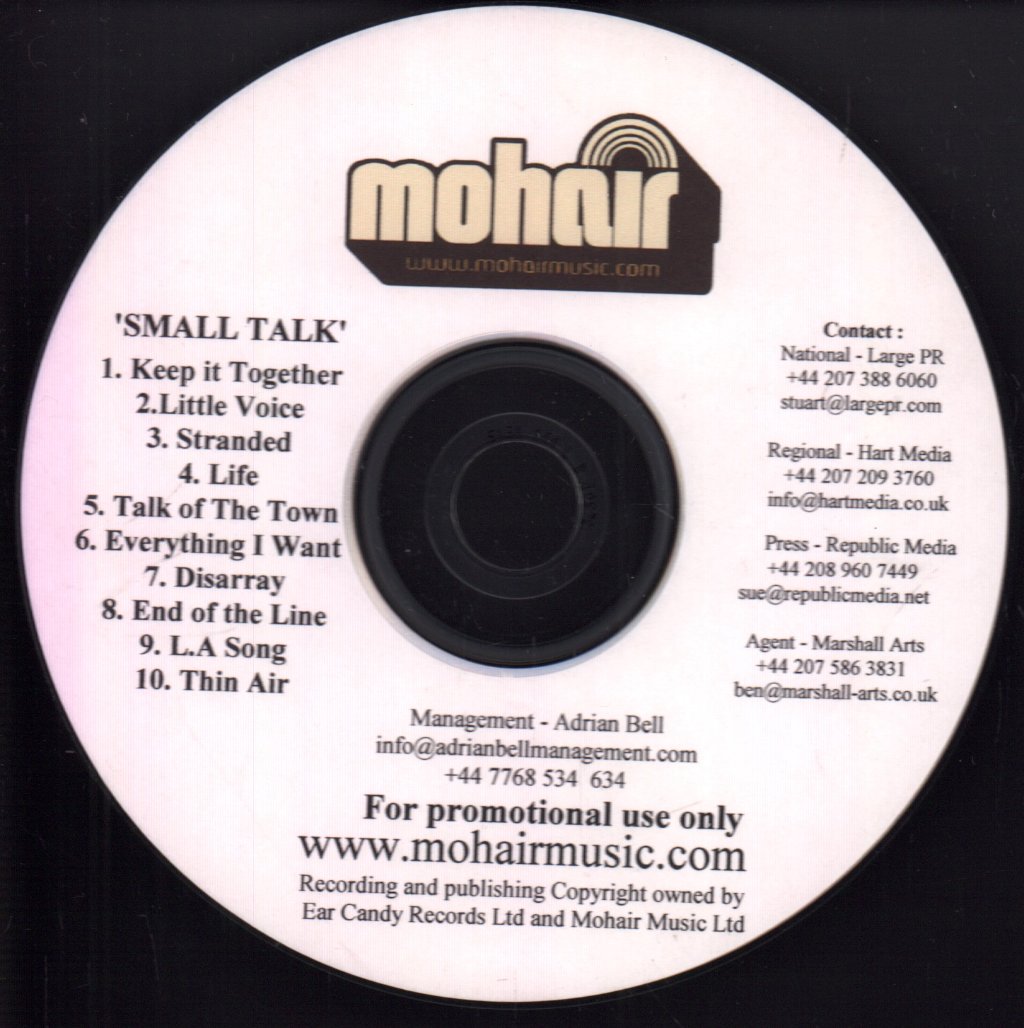 Mohair - Small Talk - Cdr