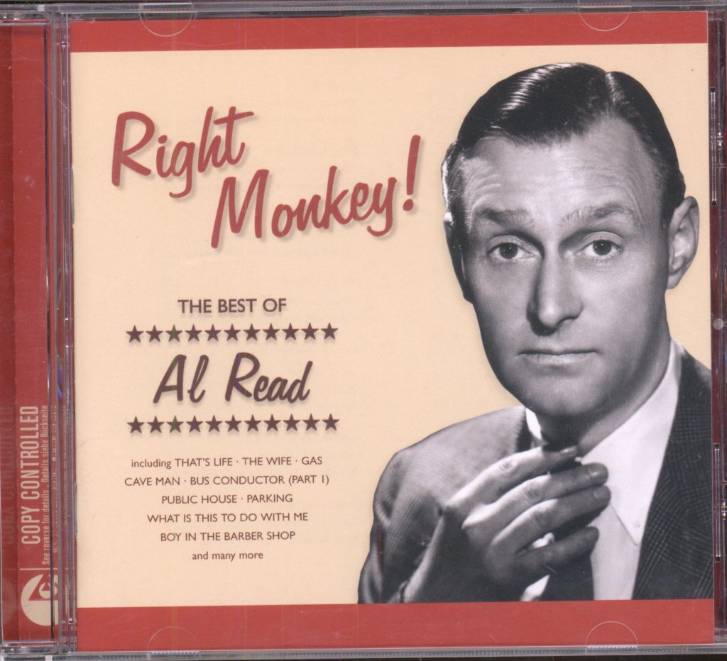 Al Read - Right Monkey! (The Best Of Al Read) - Cd