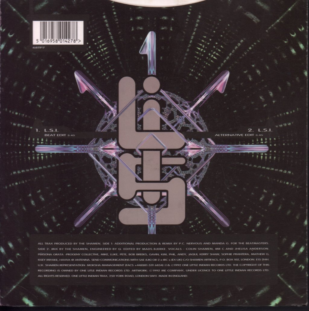 Shamen - Love Sex Intelligence - 7 Inch