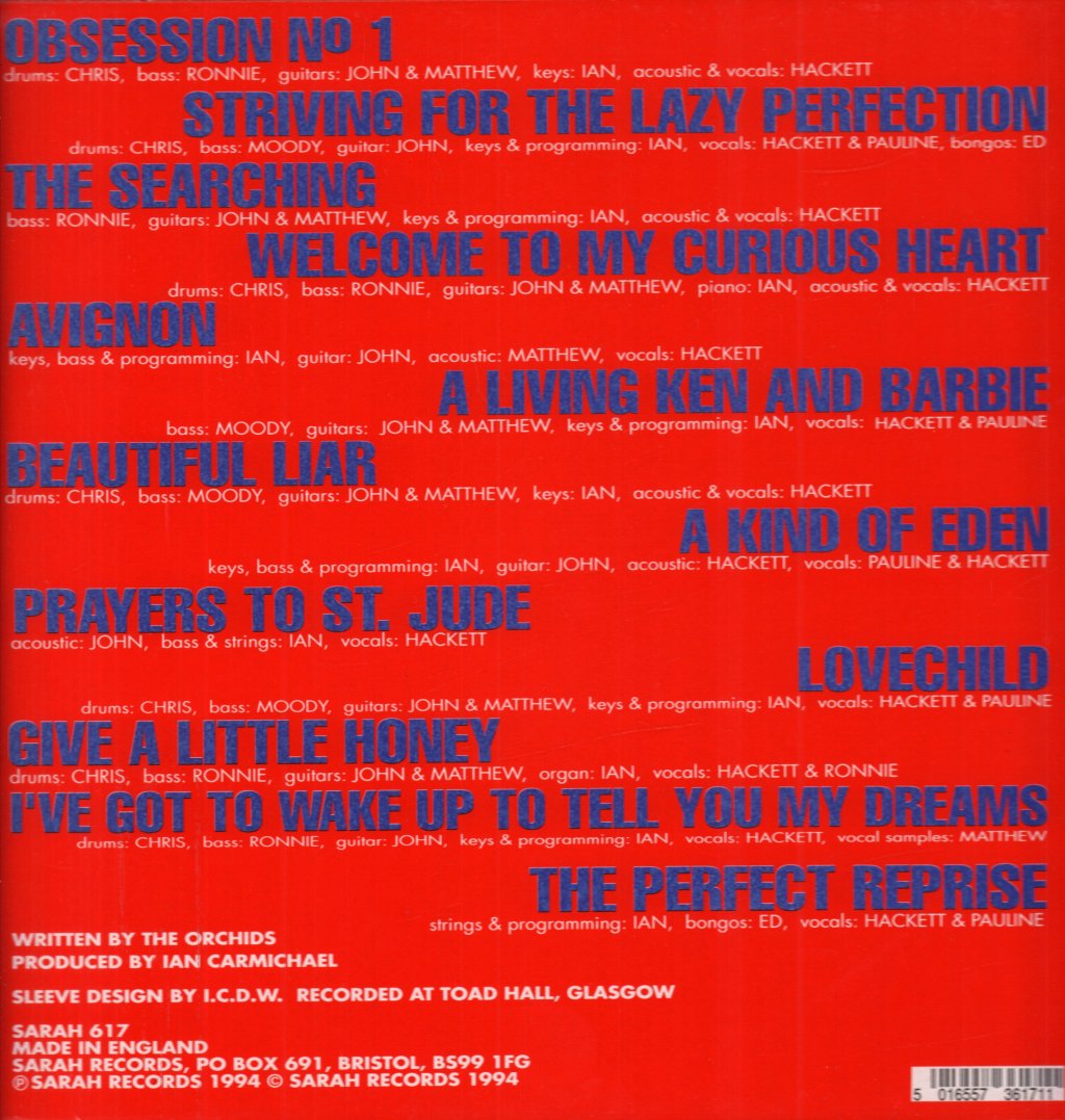 Orchids (Indie Group) - Striving For The Lazy Perfection - Lp