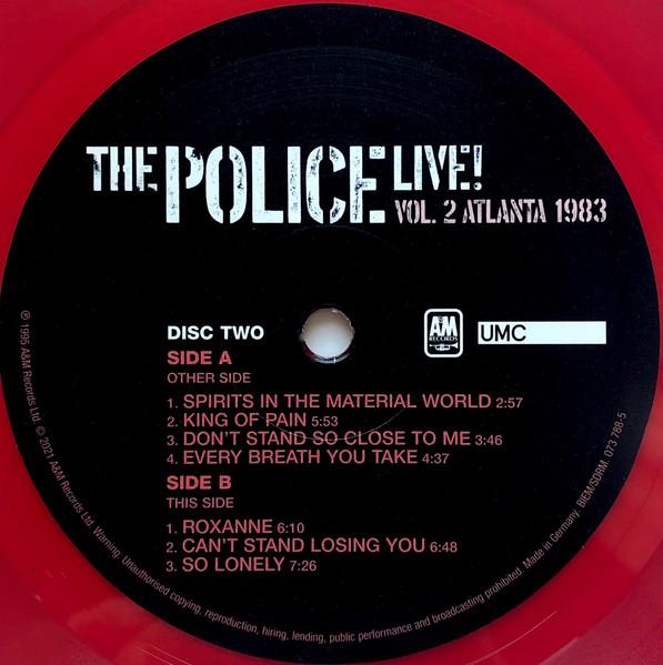 Police - Live! Vol. 2 Atlanta 1983 - Double Lp