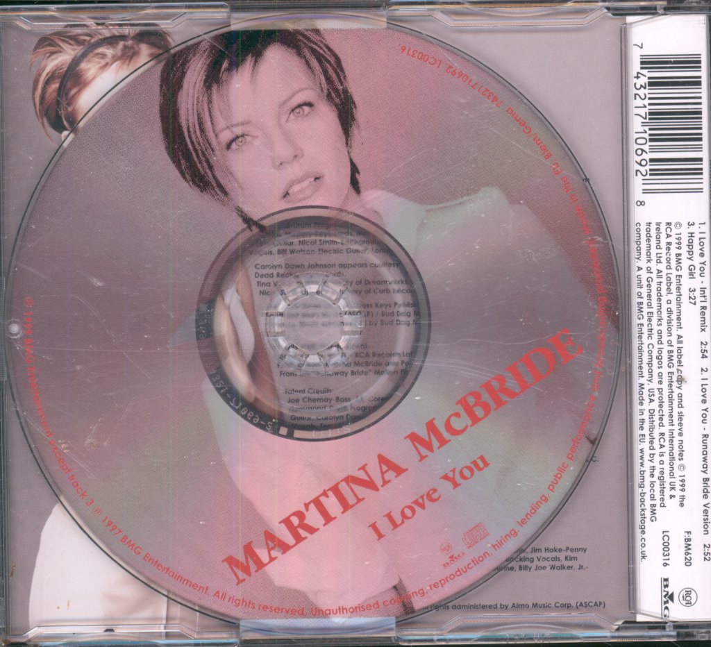 Martina Mcbride - I Love You - Cd