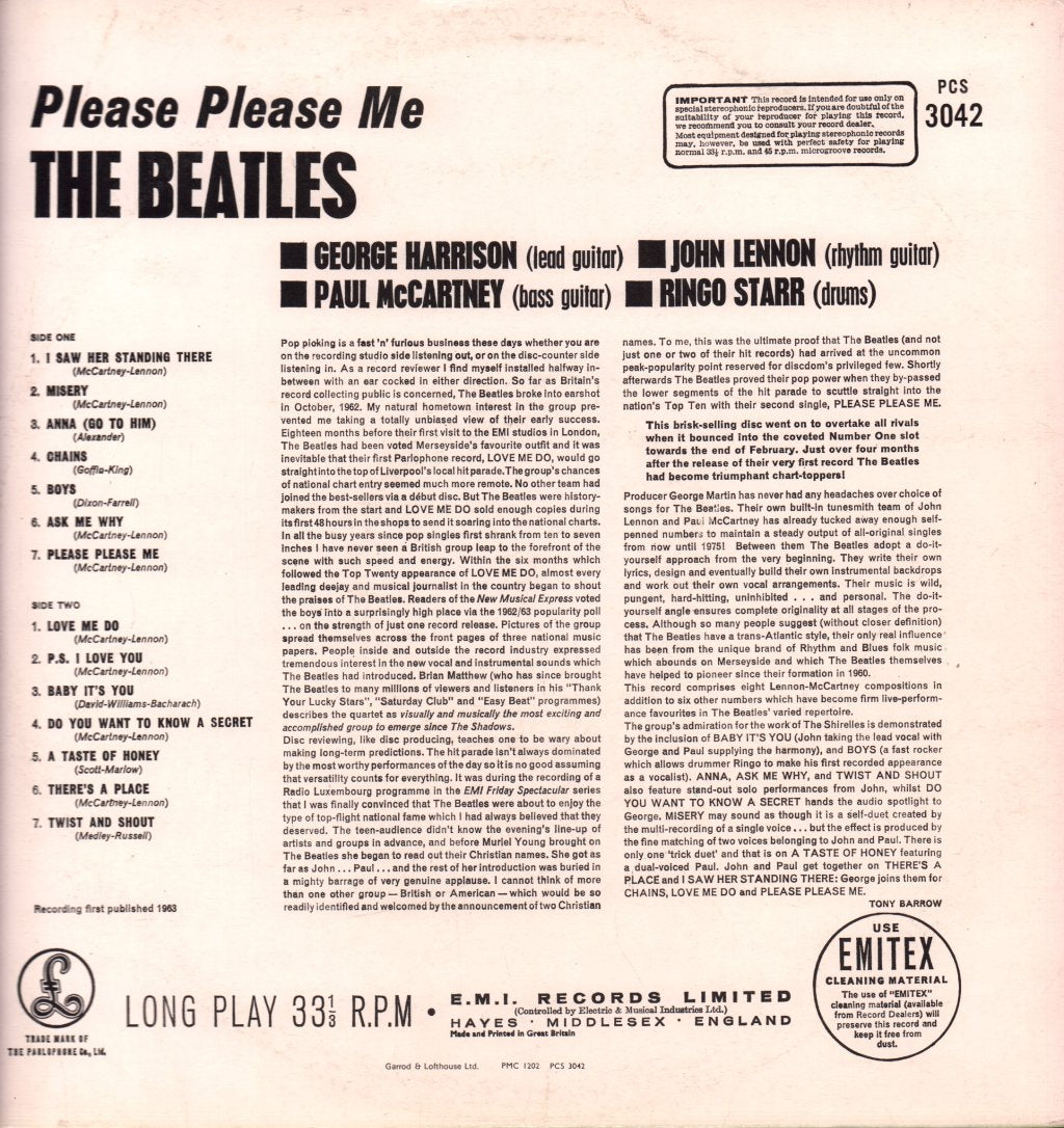 Beatles - Please Please Me - Lp