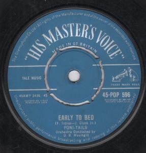Poni-Tails - Early To Bed - 7 Inch