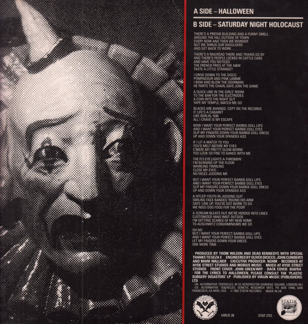 Dead Kennedys - Halloween - 12 Inch