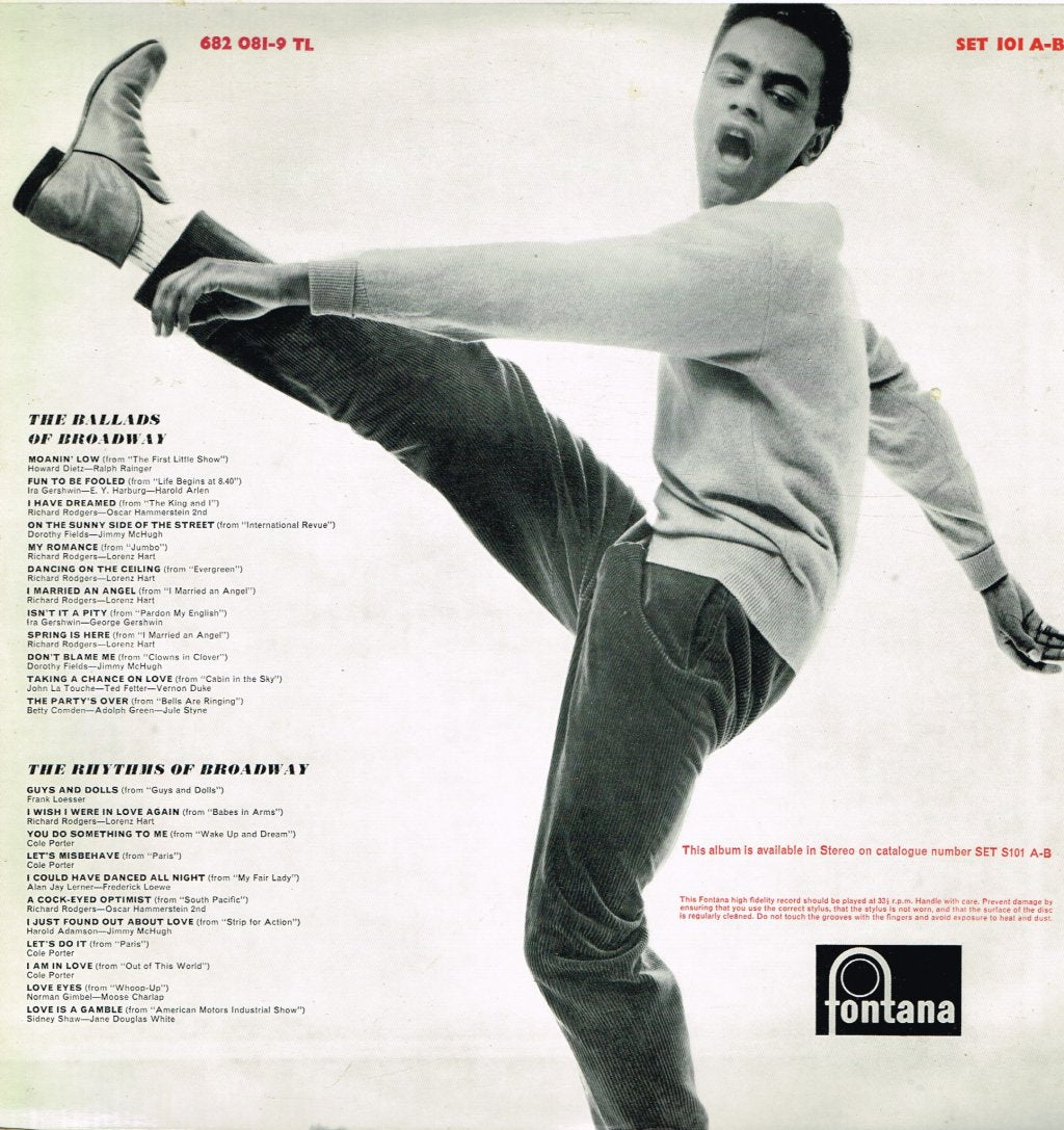 Johnny Mathis - Rhythms And Ballads Of Broadway - Double Lp