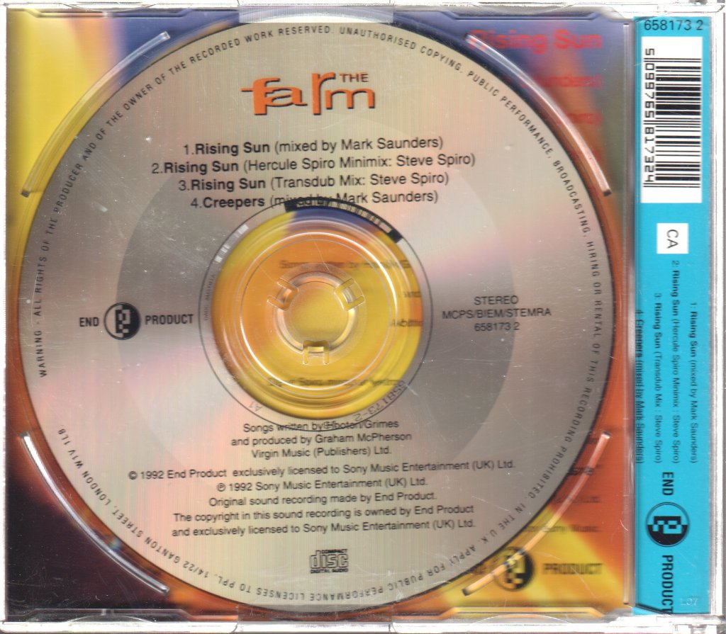Farm - Rising Sun - Cd