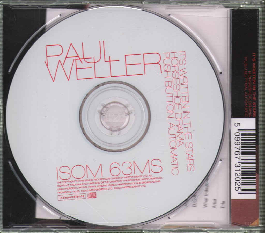 Paul Weller - It's Written In The Stars - Cd
