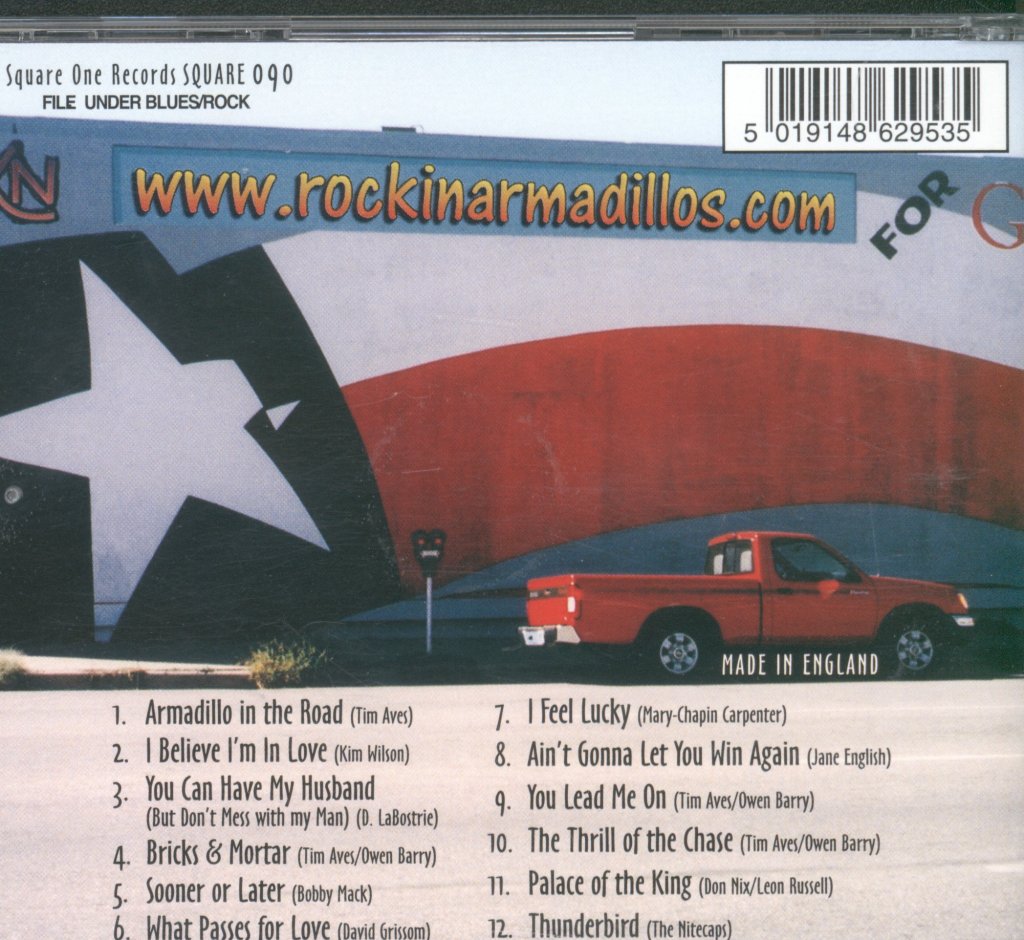 Rockin' Armadillos - Armadillo In The Road - Cd