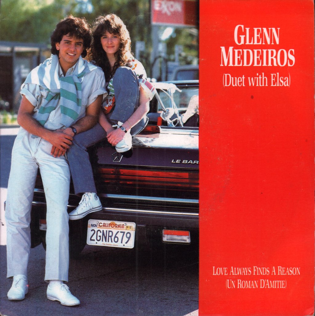 Glenn Medeiros With Elsa - Love Always Finds A Reason - 7 Inch