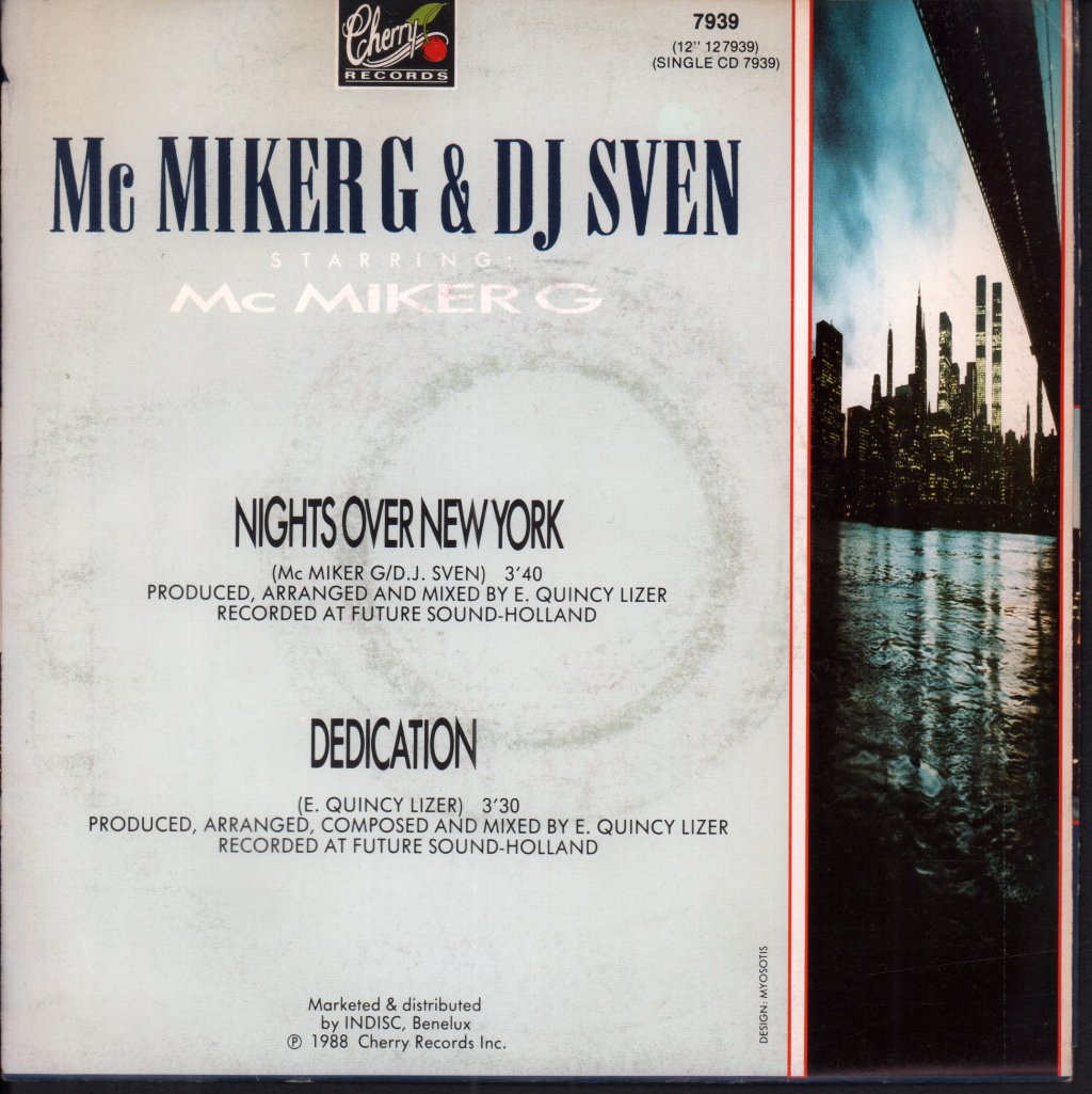 mc miker g & dj sven - Nights Over New York - 7 Inch
