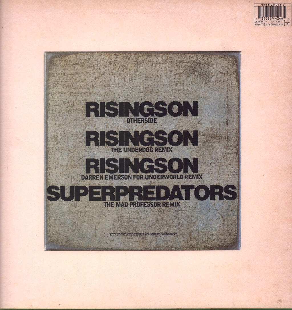 Massive Attack - Risingson - 12 Inch