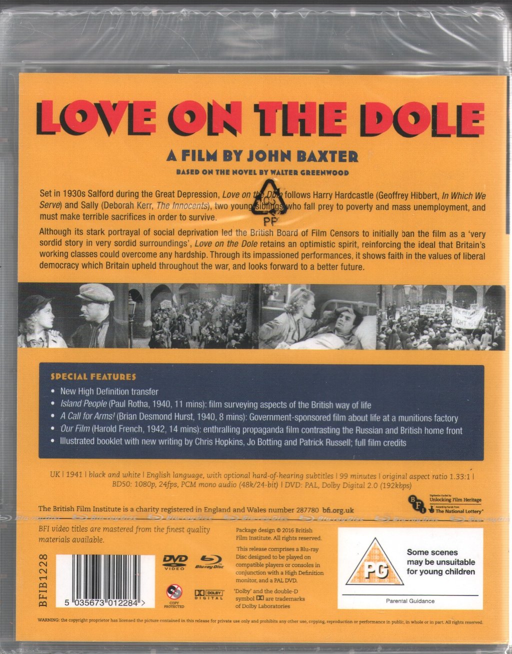 Love on the Dole (Film) - Love on the Dole - Blu-Ray