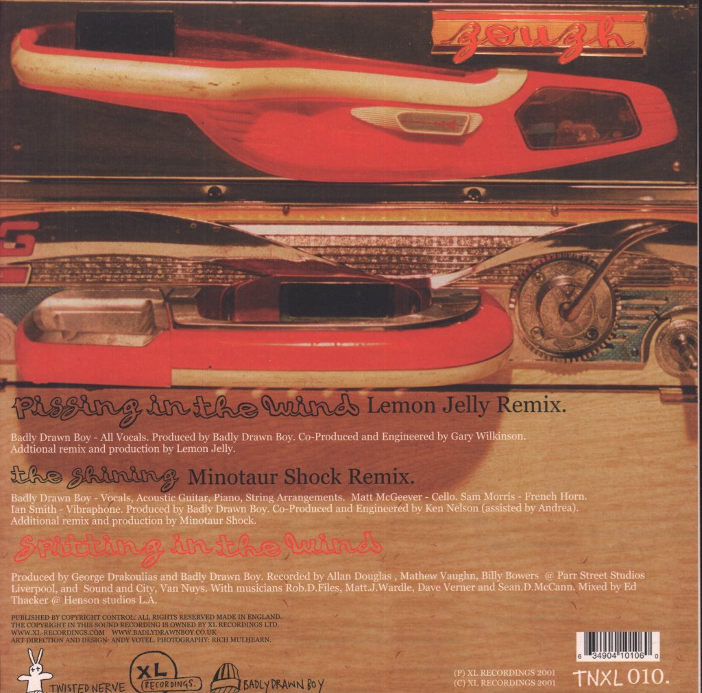 Badly Drawn Boy - P*Ssing In The Wind - 10 Inch