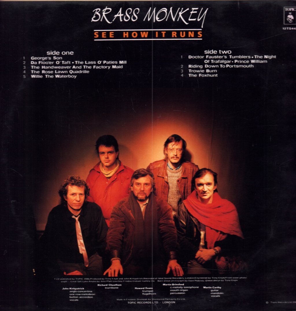 Brass Monkey (80'S Group) - See How It Runs - Lp