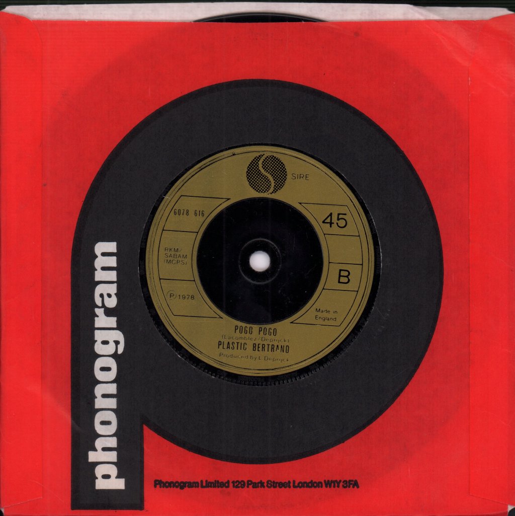 Plastic Bertrand - Ca Plane Pour Moi - 7 Inch