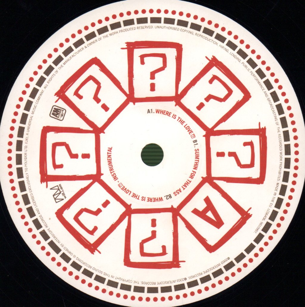 Black Eyed Peas - Where Is The Love? - 12 Inch