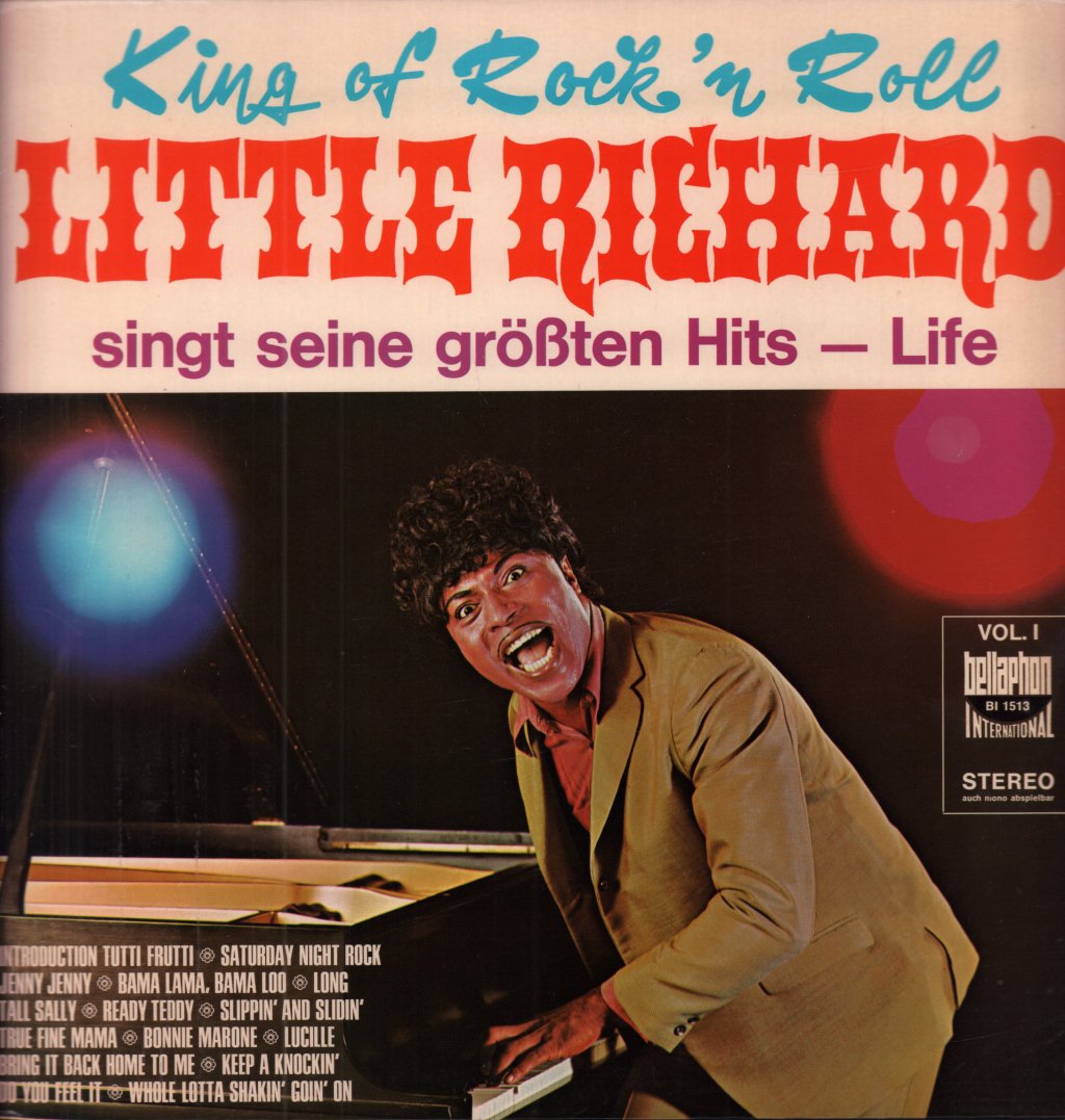 Little Richard - King Of Rock'n Roll Little Richard Singt Seine Grossten Hits - Life - Lp