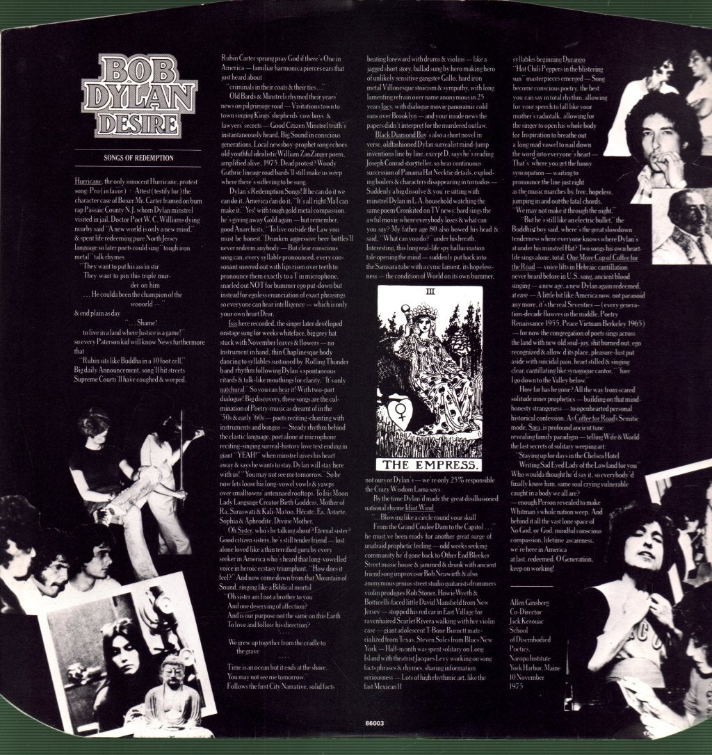 Bob Dylan - Desire - Lp