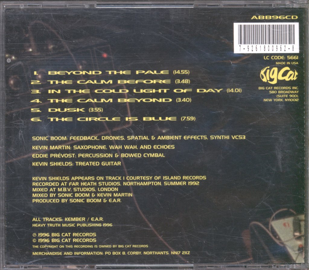 Experimental Audio Research - Beyond The Pale - Cd