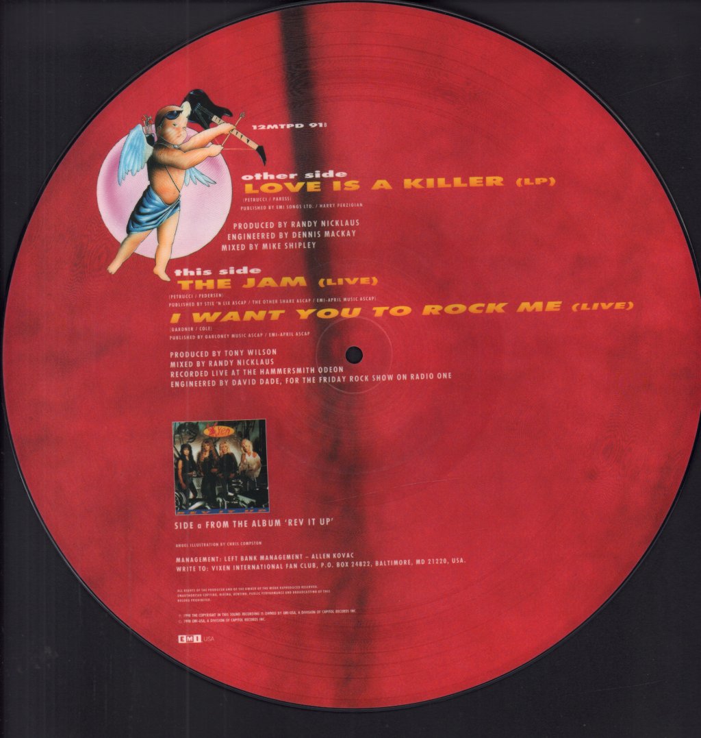Vixen - Love Is A Killer - 12 Inch