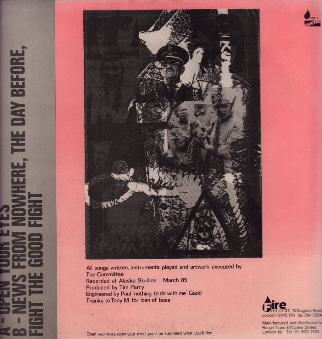 Committee - Open Your Eyes - 12 Inch