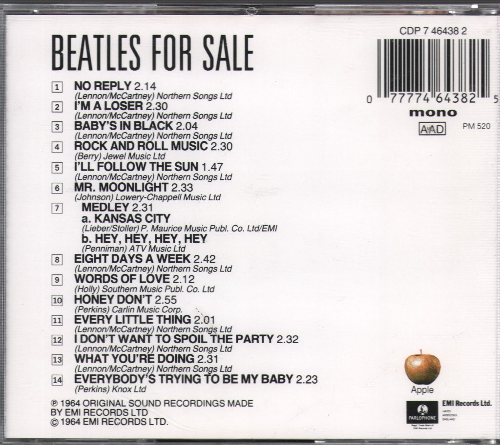 Beatles - Beatles For Sale - Cd