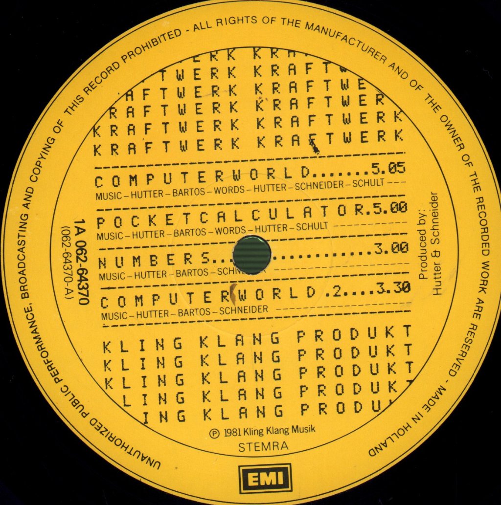 Kraftwerk - Computer World - Lp