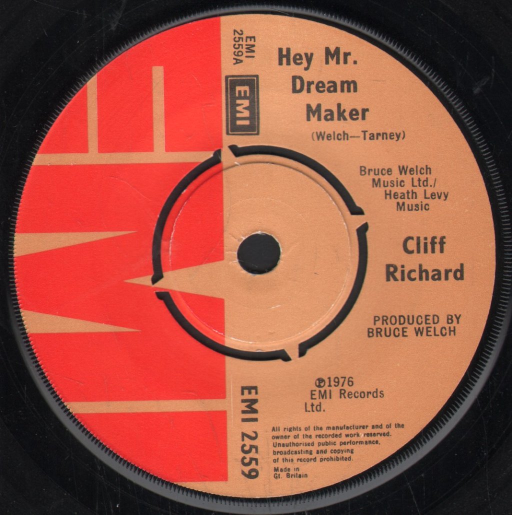 Cliff Richard - Hey Mr Dream Maker - 7 Inch